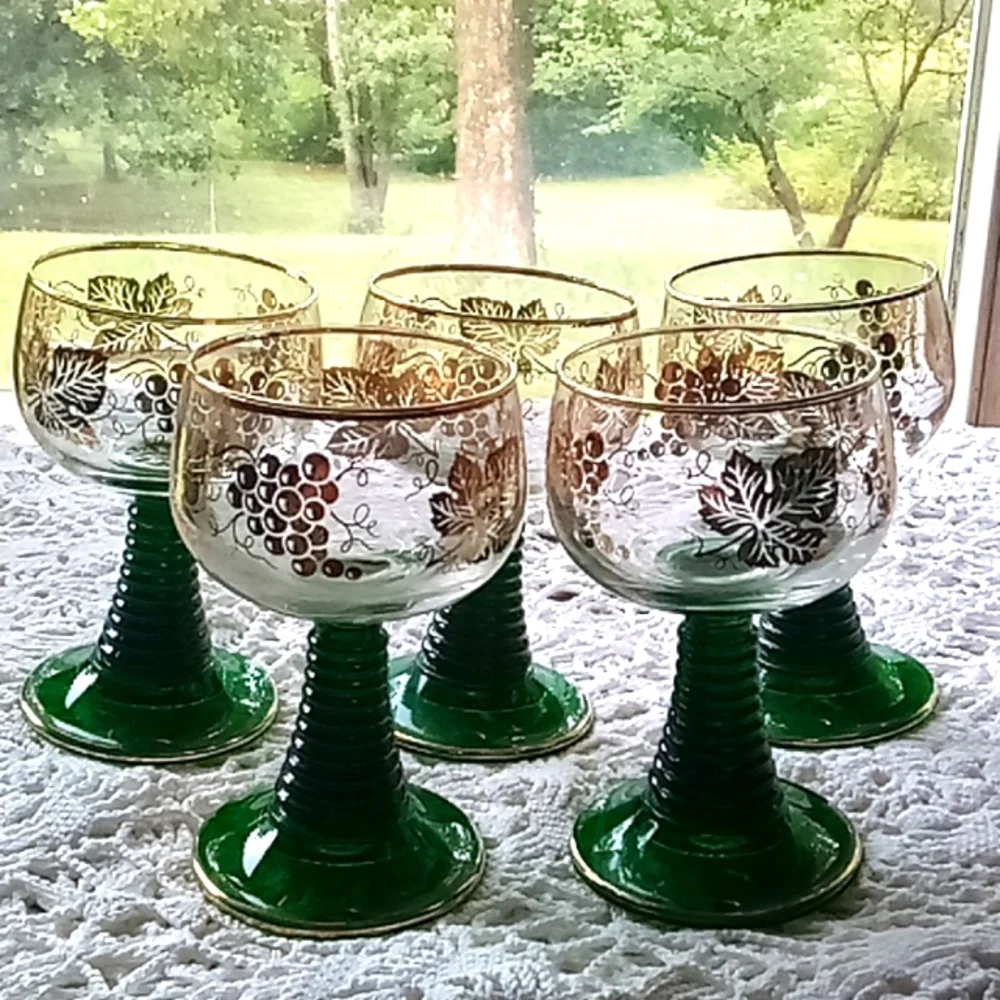 Vintage Blocking goblet German goblets